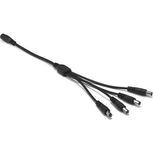 5.5 x 2.1mm DC Cable 1 Female To 2 3 4 5 6 8 Male Way Splitter Cable Male Female DC Jack Connector Wire For Security Camera CCTV