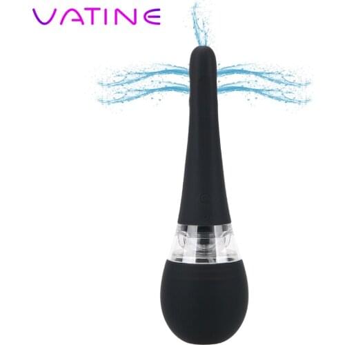 VATINE Enema Bulb Anal Shower Vagina Cleaner Douche for Men Women Enema Cleaning Container Automatic Anal Cleaner