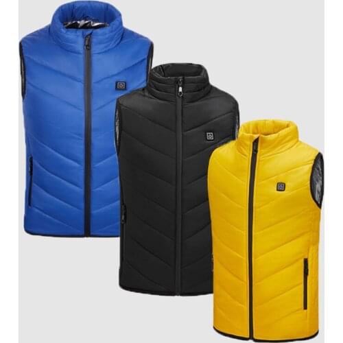 Childrens Heated Jacket USB Charging Electirc Heated Vest Girl Thermal Top Camping Boy Hiking Vest Warm Adjustable Temperature