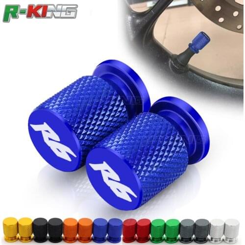 For YAMAHA R1 R3 R6 1998-2016 2017 2018 2019 2020 YZFR1 YZFR3 YZFR6 Universal Motorcycle Accessorie Wheel Tire Valve caps Covers