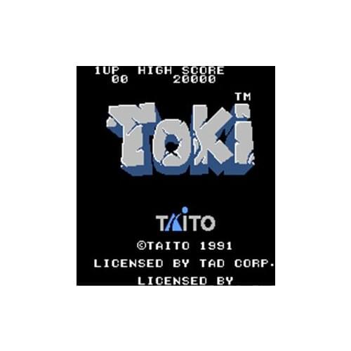 Toki 60 Pin Game Card For 8 Bit Subor Game Player