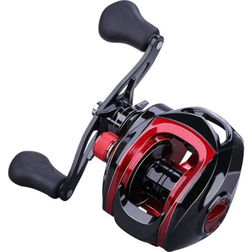 Sougayilang 17+1BB Baitcasting Reel 7.1:1 High Speed Casting Fishing Reel with Magnetic Brake 8KG Max Drag Left Right Hand