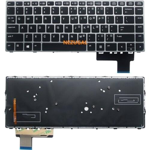 Laptop accessories English Laptop keyboard for HP EliteBook Folio 9470M 9470 9480 9480M 702843-001 US Keyboard With backlight