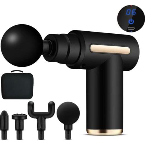 Massage Gun 30 Speed Professional Electric Fascia Gun Deep Muscle Relax Body Massager Guns For Fitness Pain Relief Foot Massager