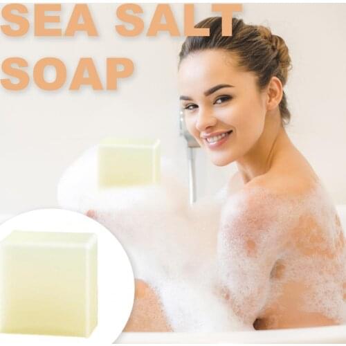 Handmade Goat Milk Soap Sea Salt Gift Boyfriend Skin Whitening For Bathroom Bath-House Body Care