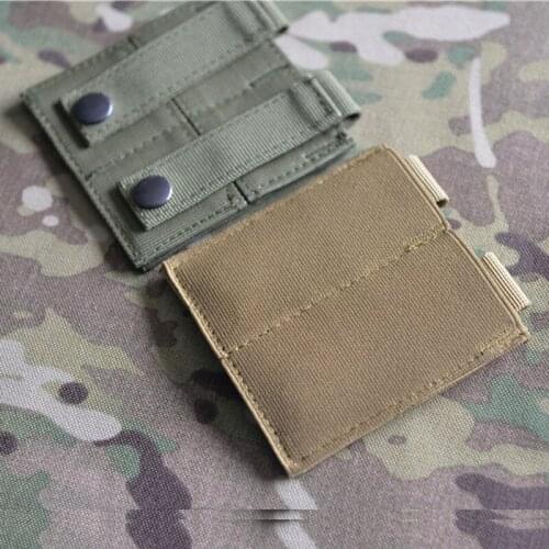 New Outdoor Tactical Molle 9MM Double Mag Pouch Elastic Pistol Mag Pouch for Tactical Vest Molle System