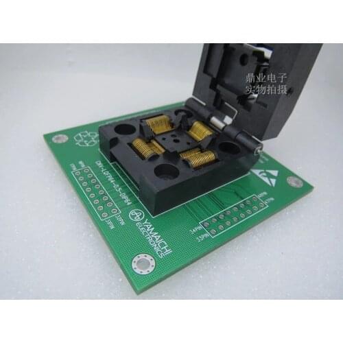 Original YAMAICHI IC Test Seat TQFP64 QFP64 LQFP64 Burning Programmer LQFP64/DIP64 Socket Adapter