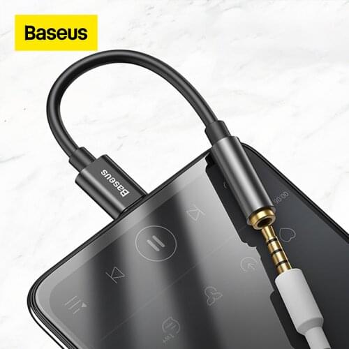 Baseus L54 Type c to 3.5mm AUX earphone headphone adapter usb c to 3.5 jack audio Earphone Cable Adapter for Xiaomi mi 9 8