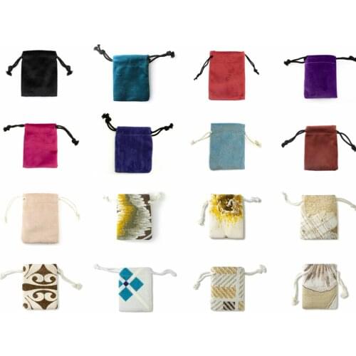 1pc 13cmX18cm Christmas Velvet Drawstring Gift Bags Wedding Birthday Party Favors Candy Packaging Bag Jewelry For Women Children