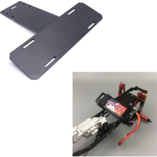 New design rc car Aluminum alloy centre position Battery mount assembly for 1:10 scale axial scx10 ii 90046/90047 toys truck