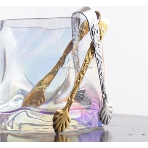 Rose Shells Shape Shisha Hookah Coal Tongs Tweezers Clamp Carbon Clip