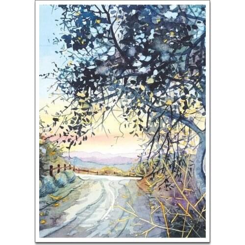 Modern Canvas Poster Topanga Trail Wall Art Painting Nordic Posters and Prints Wall Pictures for Home Decor No Frame