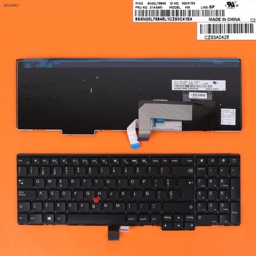 SP Spanish New Replacement Keyboard for Thinkpad T540 T540P T550 T560 W550S W540 W541 E531 E540 L540 L560 L570 Laptop NO Backlit