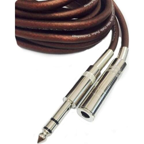 WinAqum 6.35mm Stereo Jack Extension Male Plug To Female Socket TRS Cable M/F 1M - 30M WC412