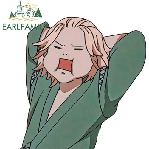 EARLFAMILY 13cm x 12.6cm Funny Mikey Tokyo Revengers Car Sticker Waterproof Vinyl Decals JDM Motorcycle Car Accessories