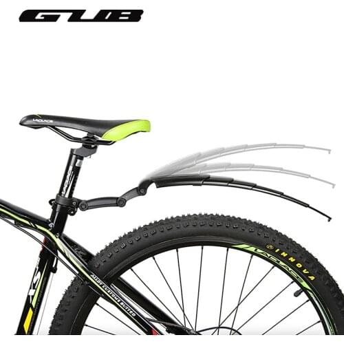 1 Set GUB Telescopic Bicycle Fenders Retractable MTB Bike Mudguards PA Environmental Material Bicycle Front Rear Fender