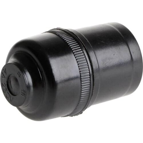 5pcs Black E27 Light Bulb Lamp Holder Base Pendant Screw Cap Socket 250V 4A