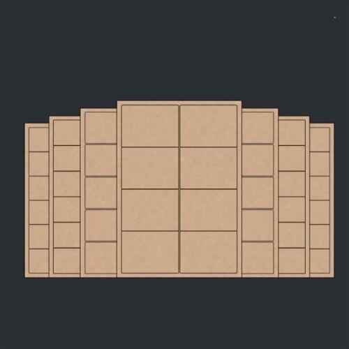 50 Sheets A4 Self-adhesive Kraft Label for Laser and Inkjet Printer Kraft Paper Die-cut Square Sheet Sticker