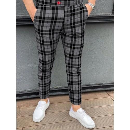 Acmerate Men's Trousers With Pockets