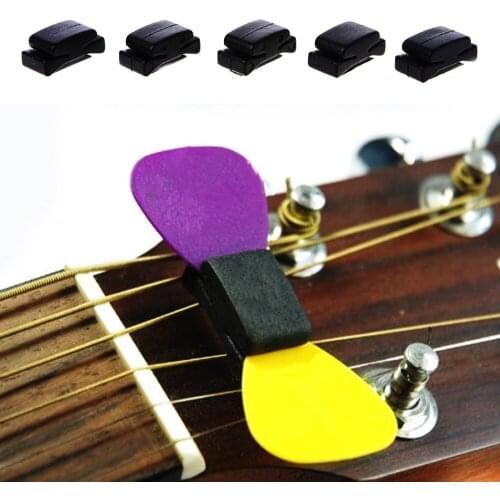 Ruber Guitar Pick Holder 1pcs Fix on Headstock Guitar Accessories for Guitar Bass Ukelele
