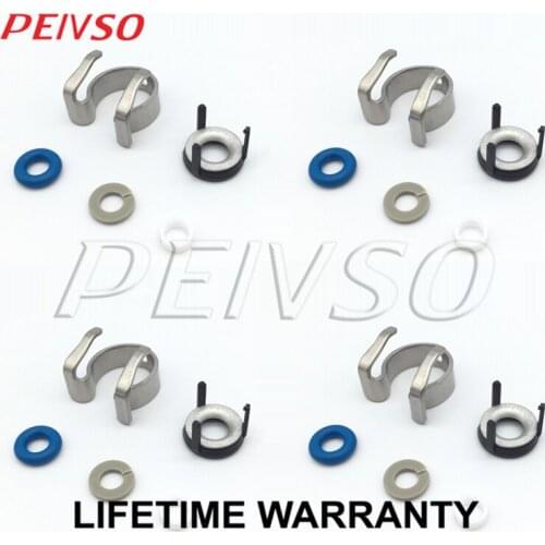 For Audi A3 A4 A5 Q3 TT Quattro Allroad Set of 4 Fuel Injector Seal Kit