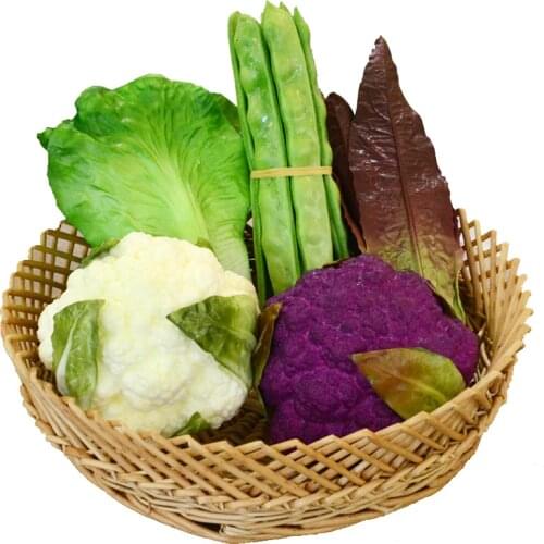 Artificial Vegetables Simulation Vegetable Model Fake Lettuce Eggplant Photography Prop Room Decoration