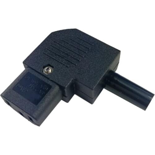 JA-2231 wiring plug, C13 side angled input detachable plug, battery car charging plug