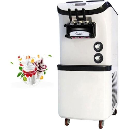 Commercial Ice Cream Machine Precooling System Soft Ice Cream Makers Stainless Steel Ice Cream Making Machine
