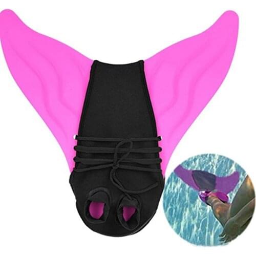Adult Kids Swimming Fins Monofin Mermaid Swim Foot Flipper Water Sport Children Training Diving Feet Tail Scuba Snorkeling Shoes
