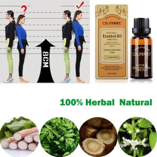 Height Increase Oil Conditioning Body Grow Taller Herbal Essential Oils Soothing Foot Promote Bone Growth Massage Oil 10/30ml