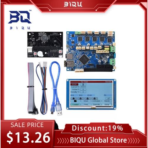 3D Printer Motherboard Cloned Duet 2 WIFI V1.04 Controller Board 32 Bit With WIFI 4.3" PanelDue Touch Screen For CNC Machine