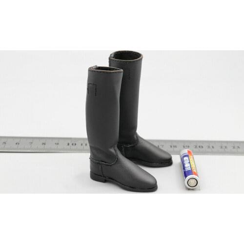 GM647 1:6th German Honor Guard Leather Boots Model for 12" Doll