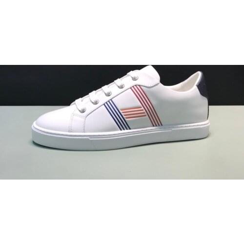 Men‘s Pure color casual shoes genuine leather Man Casual Shoes Fashion Moccasins Lightweight Men Sneakers Hot Sale 38-45