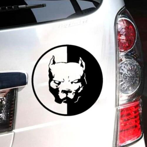 2019 Bulldog Decal Pitbull Super Hero Dog Car Sticker Superhero Dog Car Sticker Durable To Heat Interesting Accessories