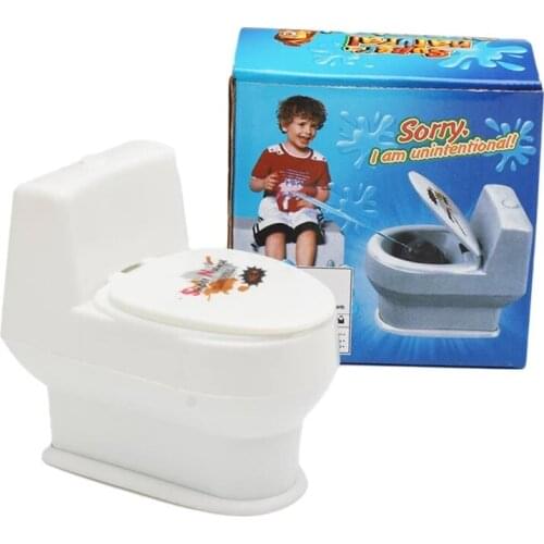 Novel and interesting poop spray water joke toy prank toy mini sprinkler toilet spray gun simulation toilet toy