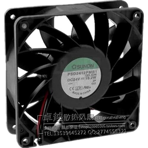 New Original PSD2412PMB1 DC24V 19.2W 2PIN 3PIN 12cm 12038 Inverter Fan
