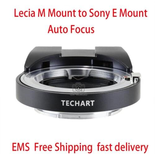 TECHART LM-EA7 II auto foucs adapter for Leica Zeiss M LM ZM VM lens to Sony E mount a9 A7R3 a7r2 a7m3 a7m2 a6500 a6300 a6400