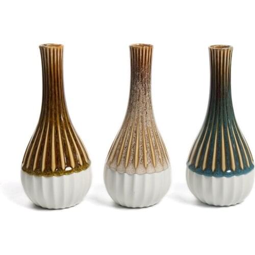 Simple Ceramic Vase Decoration Flower Plug Home Living Room TV Cabinet Coffee Table Decoration Hydroponic Vase