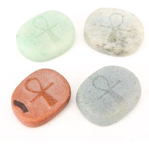 Carved ancient Egyptian Ankh Ankh mysterious life cross symbol pattern ornaments foreign trade religious jewelry