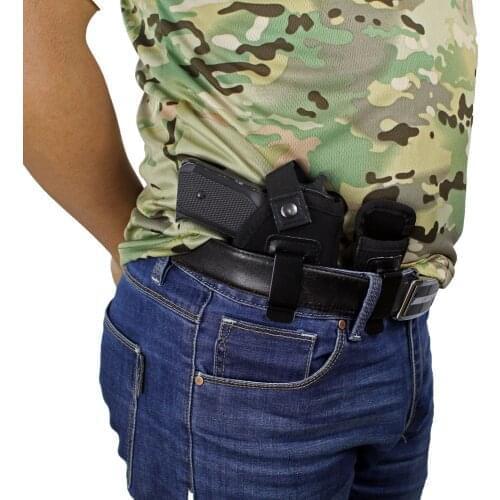 Outdoor Military Tactics Hunting Pistol Tactical Durable Holster Diving Cotton Invisible Waist Cover With Sports Clip Bag