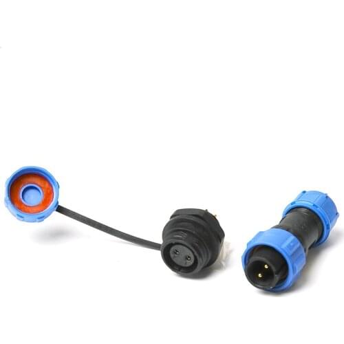 Waterproof Connector Aviation Plug SP13 Type IP68 Cable Connector Socket Male And Female Industry Wire Cable 2 3 4 5 6 7 9 Pin