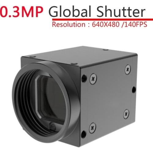 High Speed USB 0.3MP Monochrome Industrial Machine Vision CCD Digital Camera + SDK Global Shutter External Trigger,OpenCV