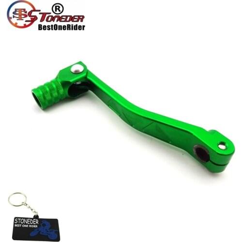 STONEDER Green CNC Gear Shifter Lever For 50cc-160cc Lifan YX Zongshen Engine KLX SSR CRF SSR Apollo Pit Dirt Bike Motorcycle