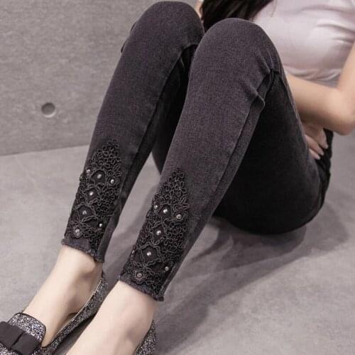 Autumn Winter Women 2020 New Casual Zipper Fly High Waist Pencil Pants Female Slim Cotton Solid Skinny Full-Length Trousers A199