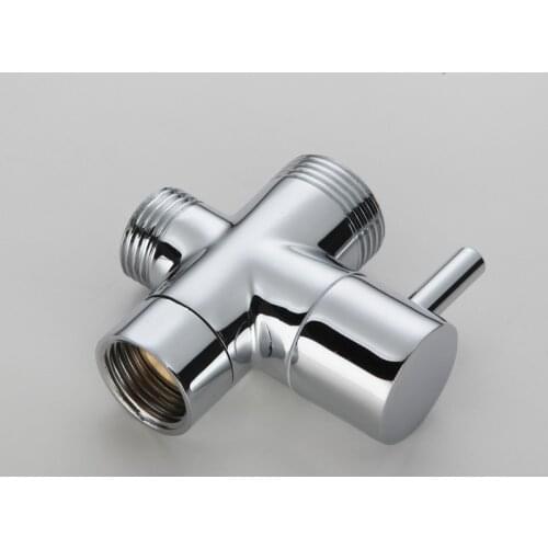 3/4" 1/2" BSP Rigid Riser Three-way Reversing Valve, Used for Hand-held Shower or Bathtub Faucet Switch Outlet Adapter Fittings