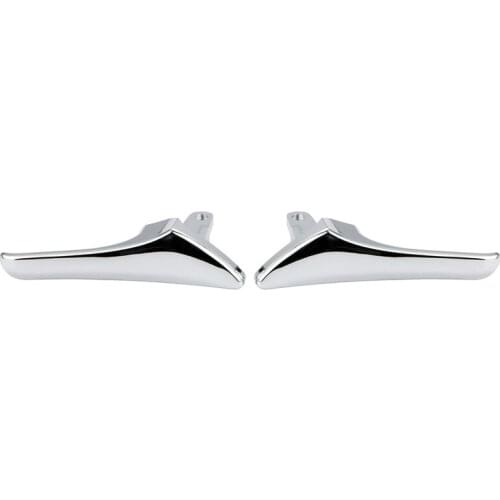 1 Pair Left+Right Car Chrome Inner Door Handle Cover Trim Door-Pull Handle Decor Kit for Mercedes Benz S211 W211 W219 2003-2009