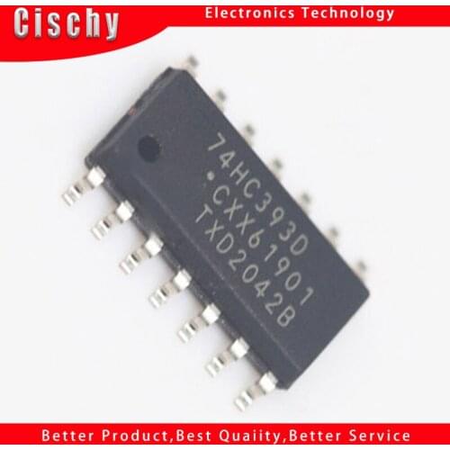 10pcs/lot 74HC393 74HC393D SOP-14