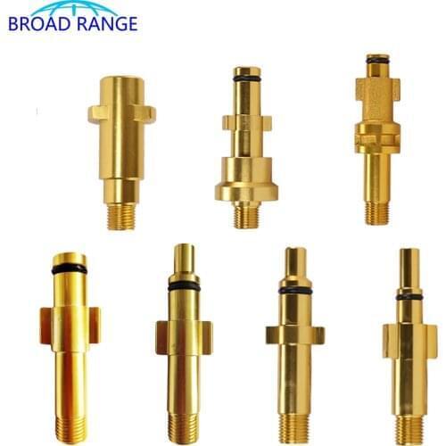 Aluminum Adapter Snow Foam Nozzle Adaptor High Pressure Washer Soap Foamer for Nilfisk Karcher Huter Elitech Lavor