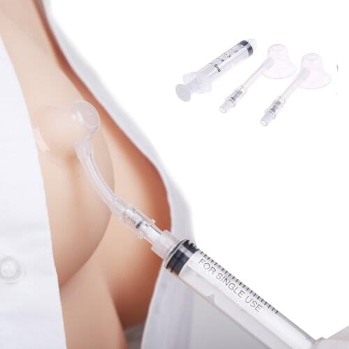 Nipple Aspirator Puller Shaper Feeding Sucking for Flat Inverted Nipples Treatment Redress Correction Niplette Attractor 1 Set