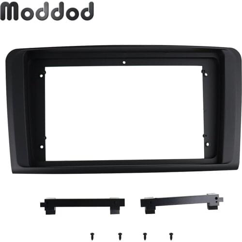 Car Radio Fascias Fit for Mercedes-BENZ ML (W164) 2006-2010 9 inch Dashboard Trim kit Frame Stereo GPS DVD Player Panel Bezel